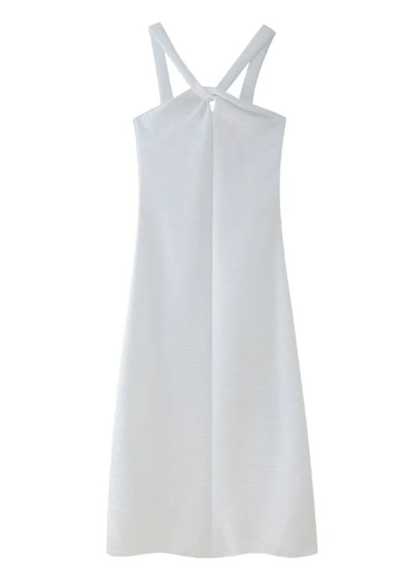 ✨ New Women's Cross-Chest Halter Dress – Effortless Elegance! ✨