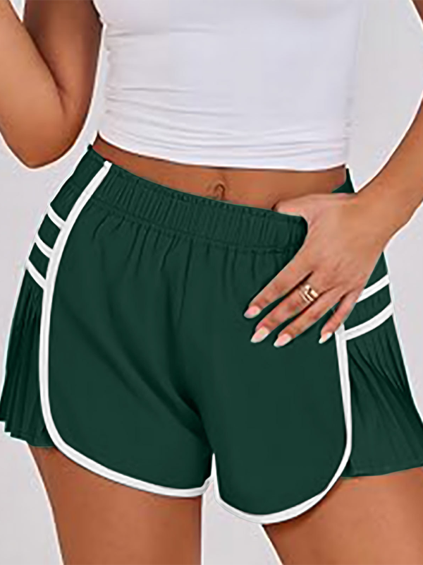 🩷 Quick-Dry Pleated Sports Shorts – Flattering, Breathable & Stylish 🏃‍♀️