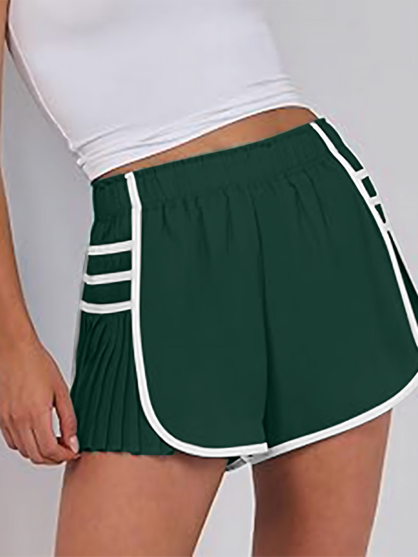 🩷 Quick-Dry Pleated Sports Shorts – Flattering, Breathable & Stylish 🏃‍♀️