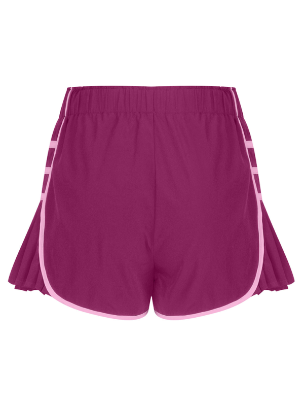 🩷 Quick-Dry Pleated Sports Shorts – Flattering, Breathable & Stylish 🏃‍♀️