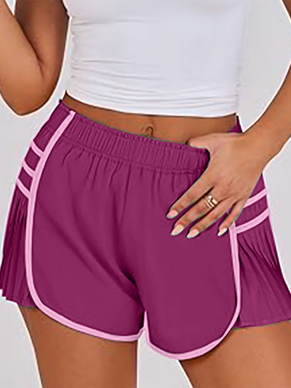 🩷 Quick-Dry Pleated Sports Shorts – Flattering, Breathable & Stylish 🏃‍♀️