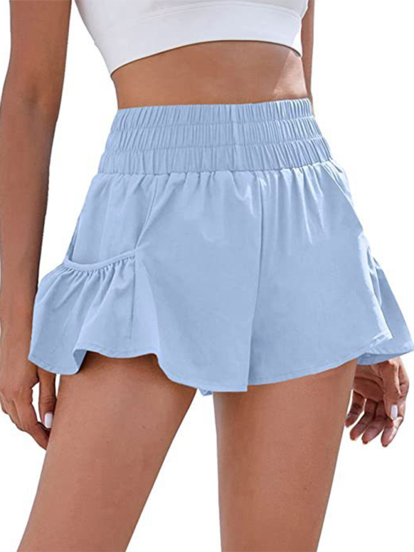 🔥 High Waist Quick Dry Running Shorts with Pockets for Women – Stylish & Comfy Activewear 🏃‍♀️