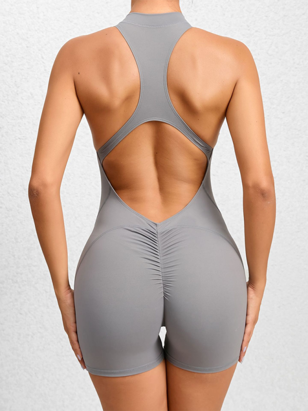 🔥 Sculpt & Slay Zip-Up Jumpsuit – Sleek, Snatched & Sweat-Proof Activewear 🔥