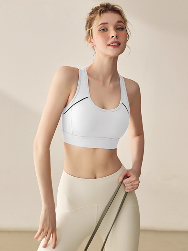 Shockproof Push-Up Sports Bra – High-Impact Support & Stylish Comfort