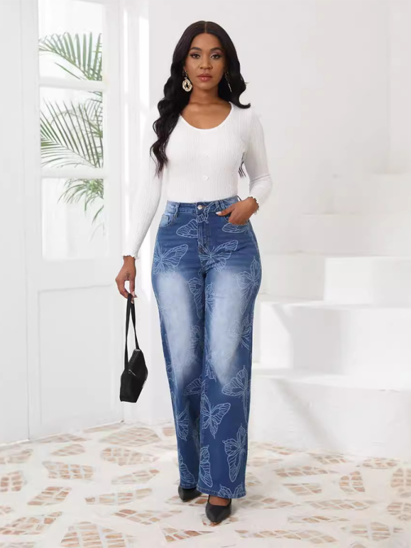 ✨ Vintage Loose Straight Leg Denim Jeans – Effortless & Chic Everyday Style ✨