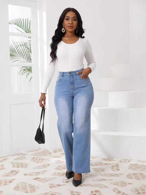 ✨ Vintage Loose Straight Leg Denim Jeans – Effortless & Chic Everyday Style ✨