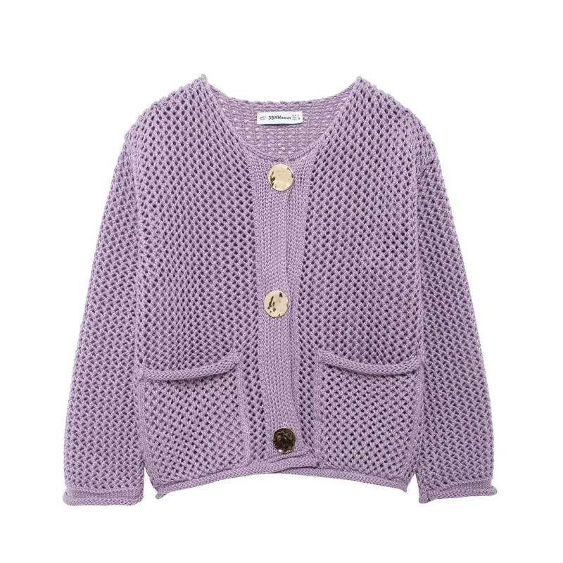 🧥 Cozy Chic Chunky Knit Sweater Big Button Cardigan for Women - Fall Winter Must-Have ✨