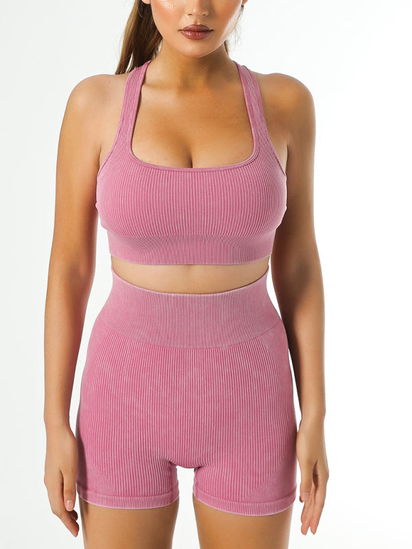 🩷 Yoga Sports Bra – Sculpting, Stylish & Sweat-Wicking Comfort 🩷