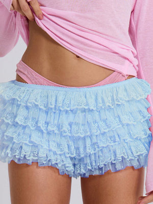 ✨ Ruffled Wavy Low-Rise Shorts – Cute, Flirty & Trendy ✨