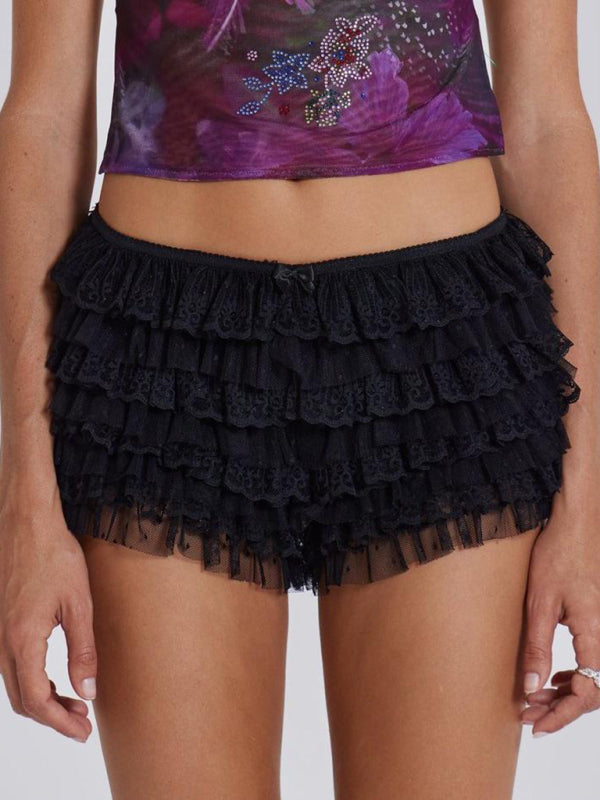 ✨ Ruffled Wavy Low-Rise Shorts – Cute, Flirty & Trendy ✨