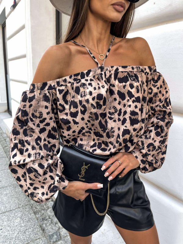 Chic Halter Neck Long Sleeve Top - Trendy & Stylish Must-Have