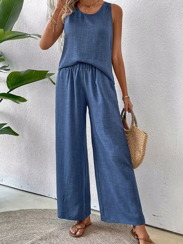 Chic Hollow Lace Two-Piece Set – Stylish & Comfy Outfit for Any Season