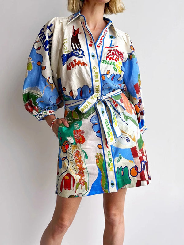 Chic Linen Shirt Dress – Casual, Stylish & Lightweight