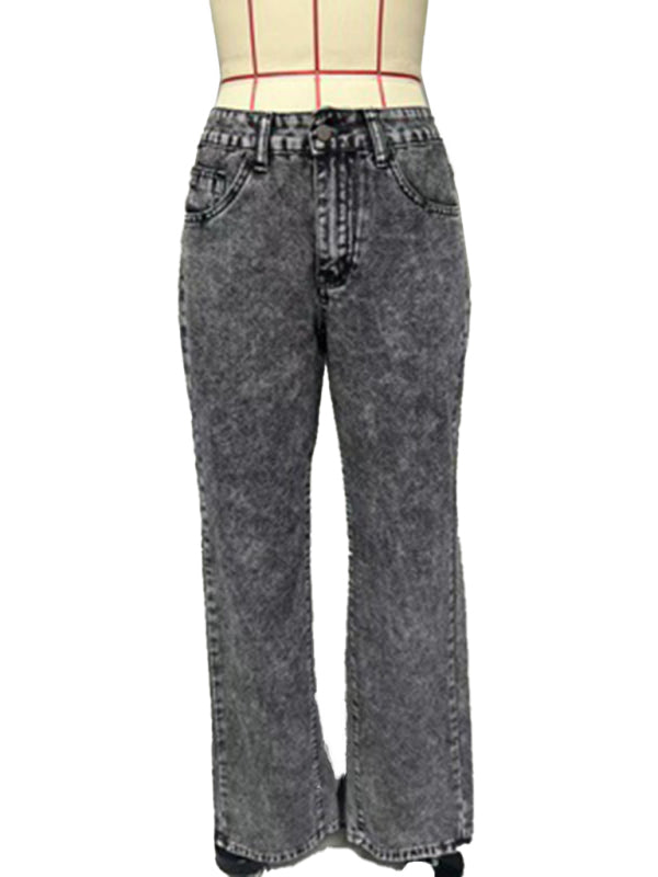 🦋 Low Rise Straight Leg Jeans Retro Y2K Denim – Trendy & Chic Must-Have 💙