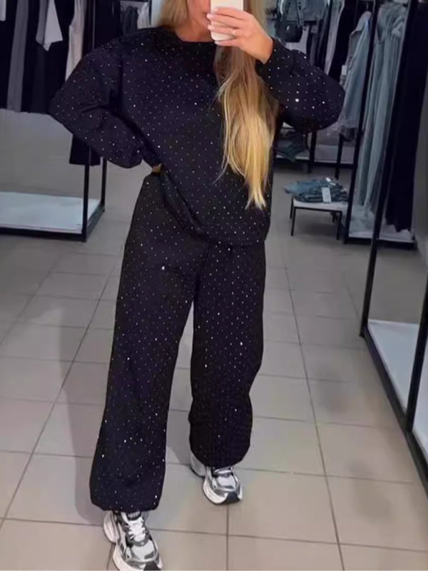 Chic & Sparkly 2-Piece Lounge Set – Comfy, Stylish & Trendy