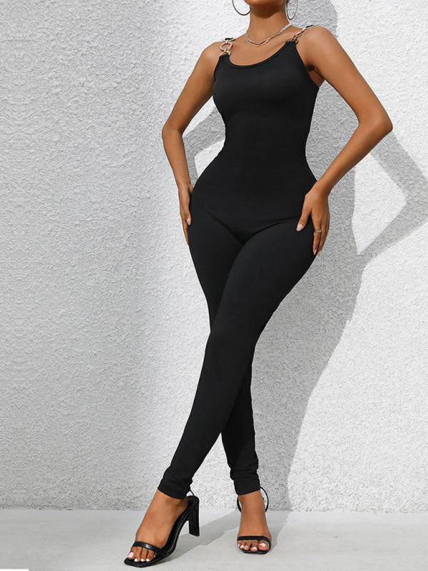 🔥 New Sexy Tight Suspenders Jumpsuit – Sleek, Sultry &amp; Show-Stopping! 🔥