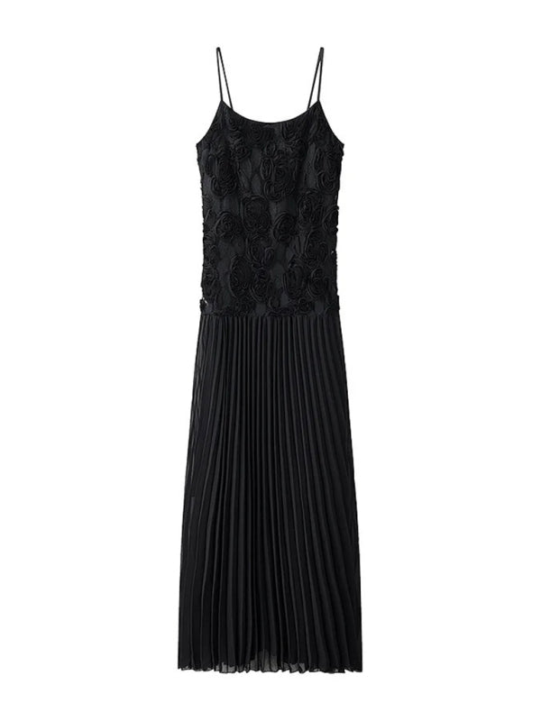 Three-Dimensional Rose Ruffle Dress – Chic, Flirty & Trendy Must-Have
