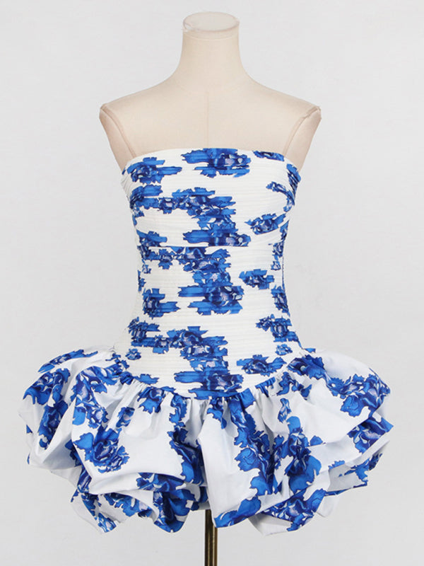 Chic &amp; Flirty: Tube Top High Waist Pleated Tutu Dress