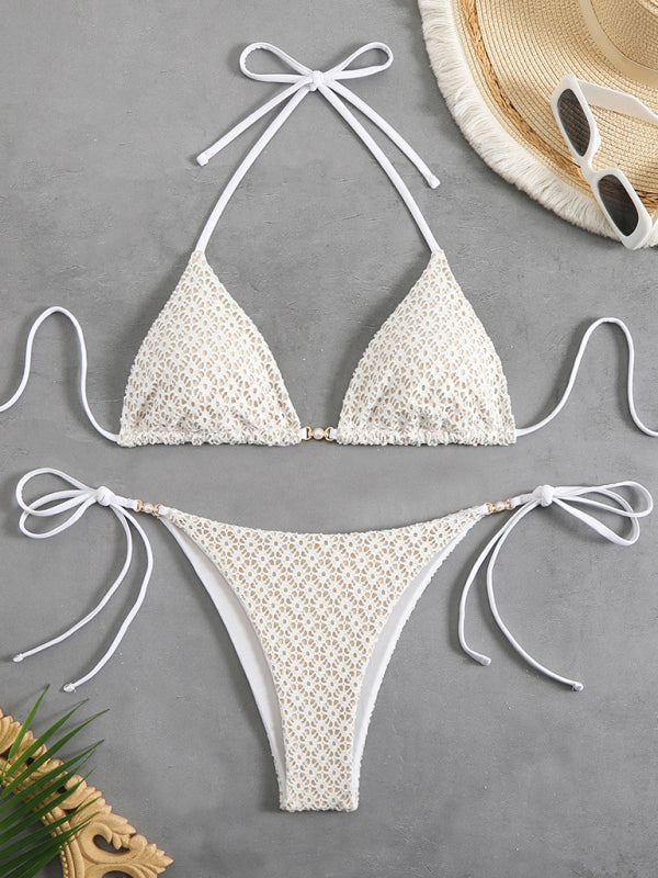 Floral Bikini Set – stylish High Stretch Swimwear for Summer