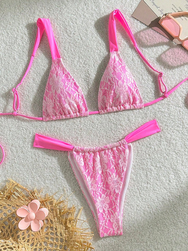 stylish Lace Bikini – Flattering Swimwear for Summer Beach Vibes