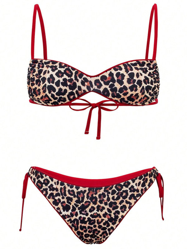Leopard Print Swimsuit stylish One-Piece Swimwear for Summer Beach Vibes