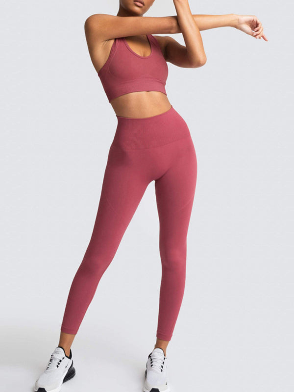 🔥 Women's Seamless Knitted Two-Piece Set – Sculpt, Slay, Repeat! 🔥