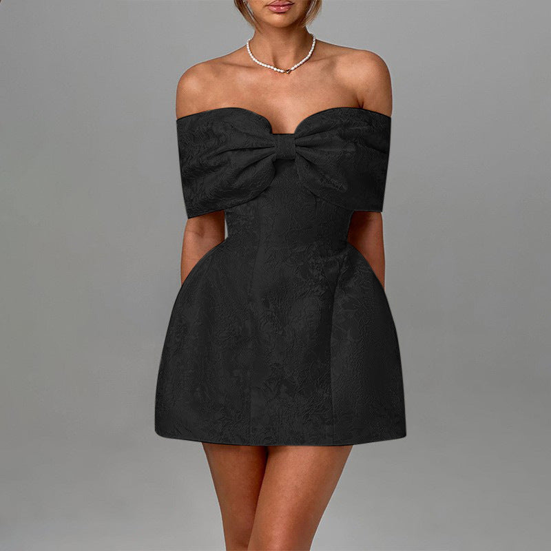 🖤 One-Shoulder Bow Backless Dress – Sexy, Chic & Party-Ready Look for Any Occasion 🖤