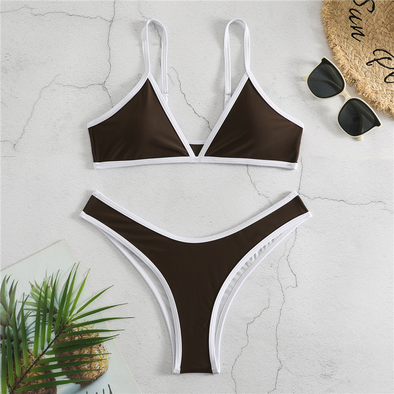 ✨ Trendy Color Block Bikini – Sexy & Sporty Swimwear for Summer ✨